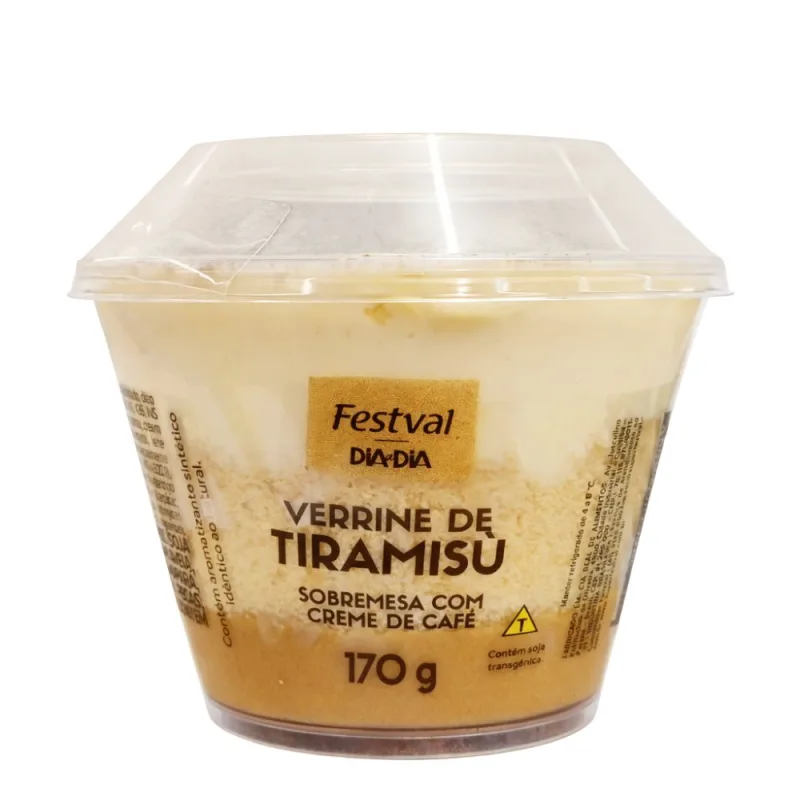 Verrine Tiramisu Festval 170g - Festval - Padaria