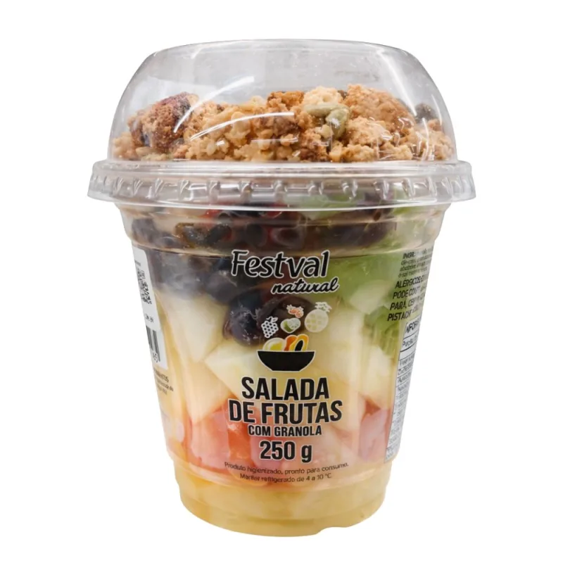 Salada de Fruta com Granola Festval 250g - GERAL - Hortifruti