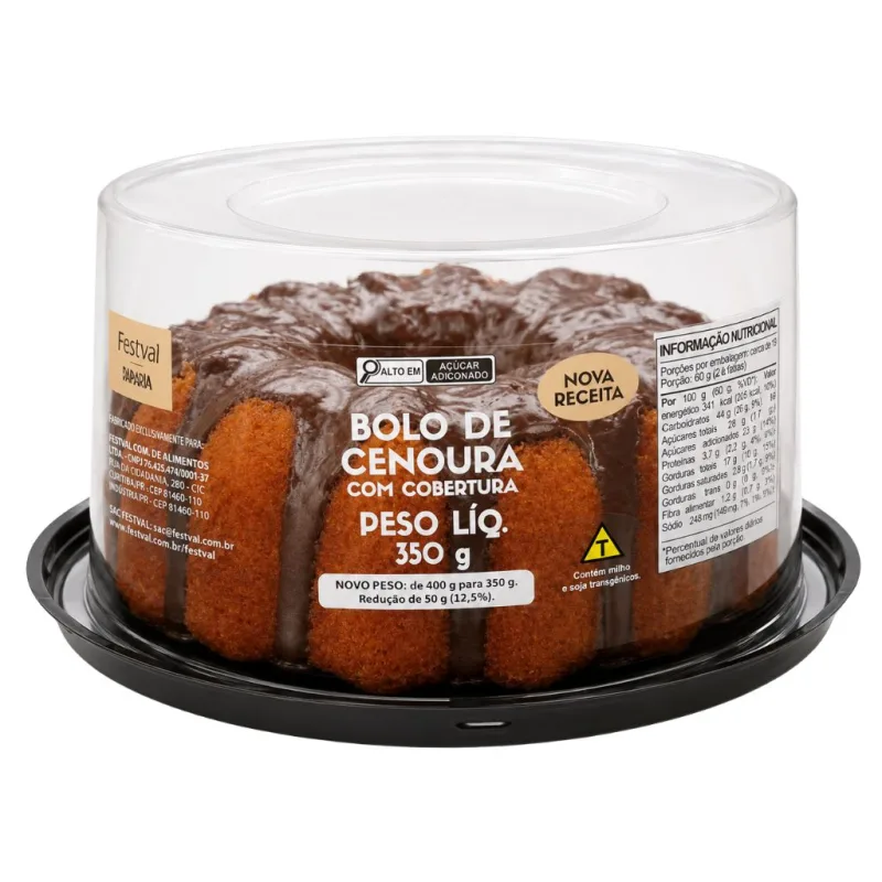 Bolo de Cenoura Festval 350g - Ypê - Limpeza