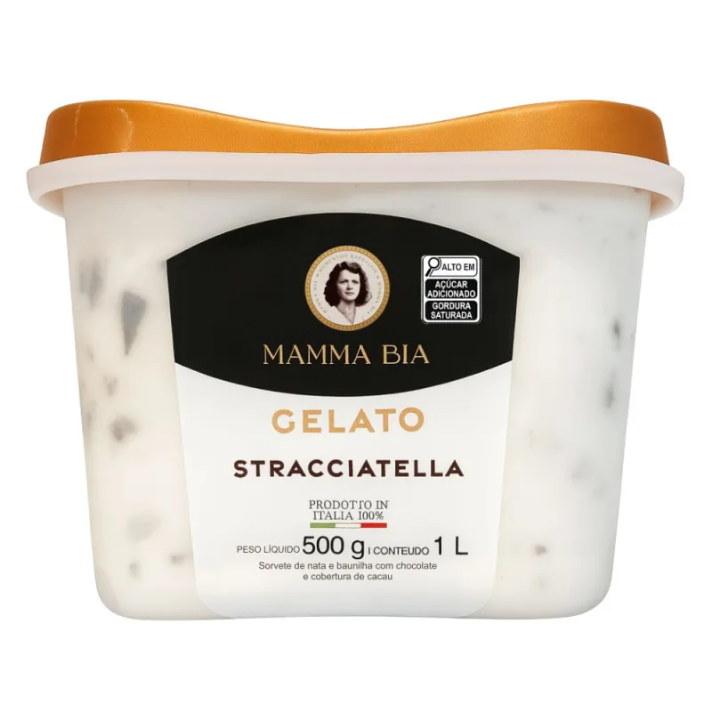 Sorvete Italiano Nata e Baunilha Mamma Bia 1L - Mamma Bia - Sorvete