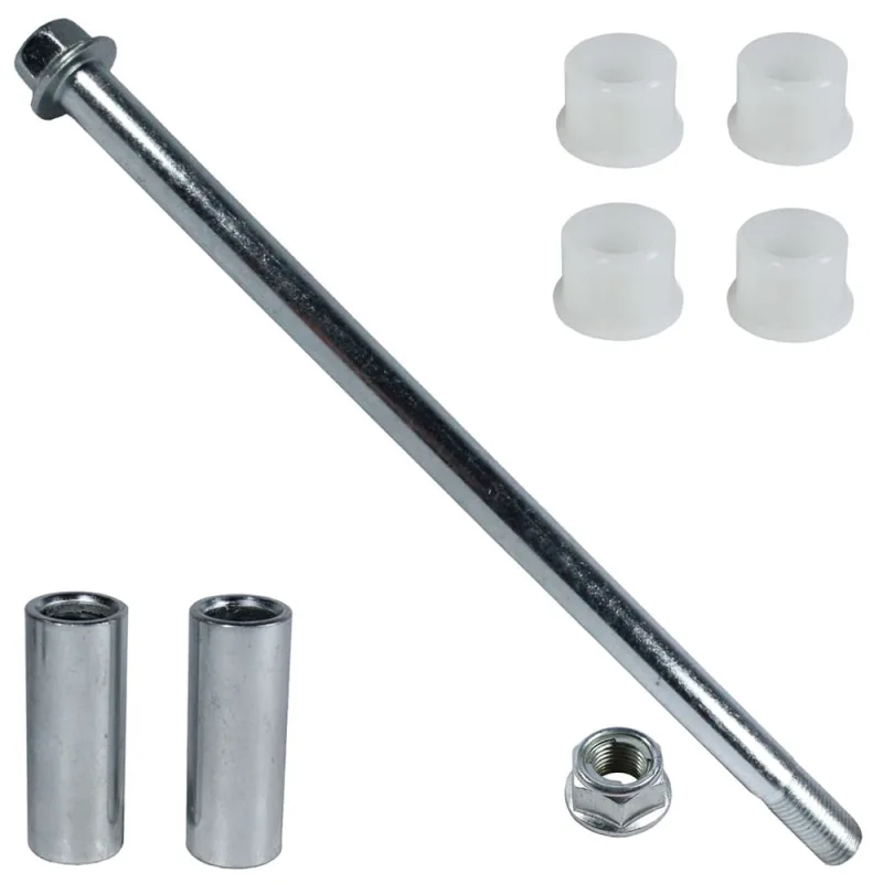 Eixo kit quadro elástico balança completo CG125 Fan Titan Today 1989 a 2013 com porca e buchas - Não Disponível - Automotivo