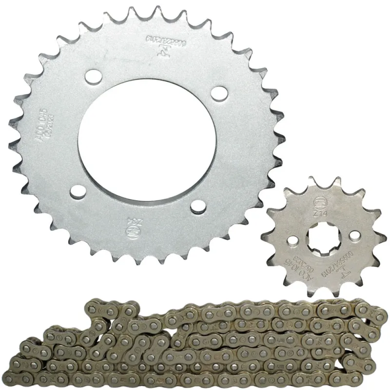 Kit relação transmissão tração Pop100 Biz125 - Não Disponível - Automotivo