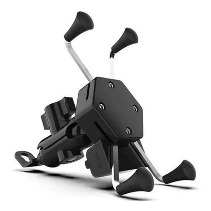 Suporte Celular Para Moto Garra Com Carregador Usb