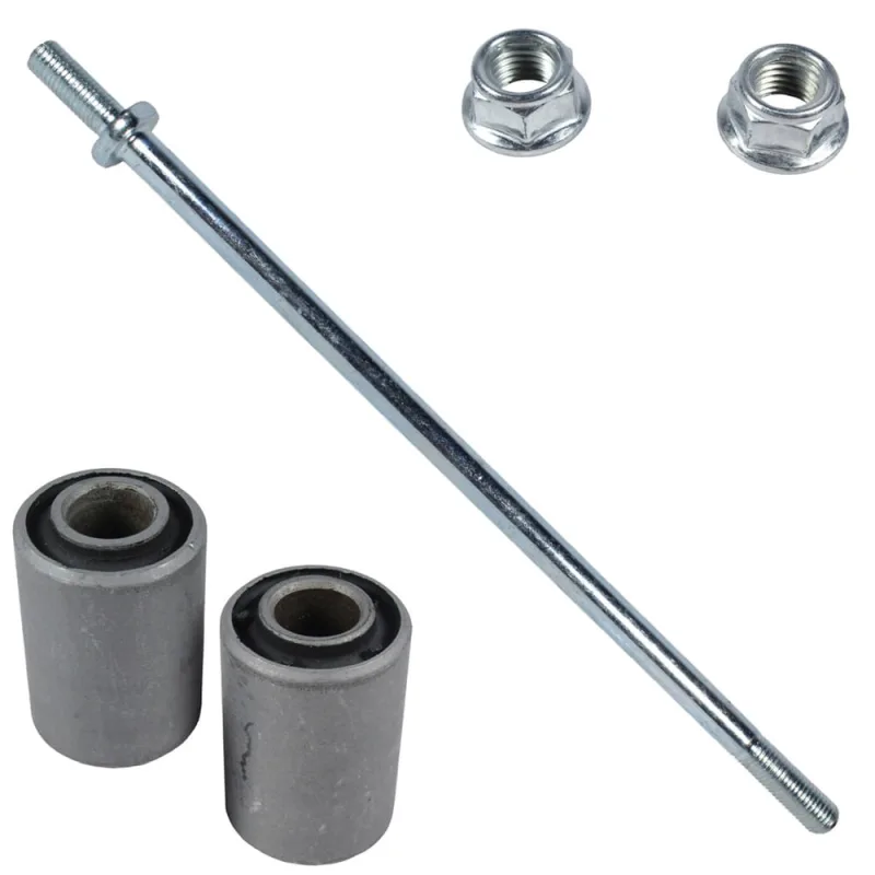 Eixo kit quadro elástico balança completo Biz125 2006 a 2010 com porca e buchas - Não Disponível - Automotivo
