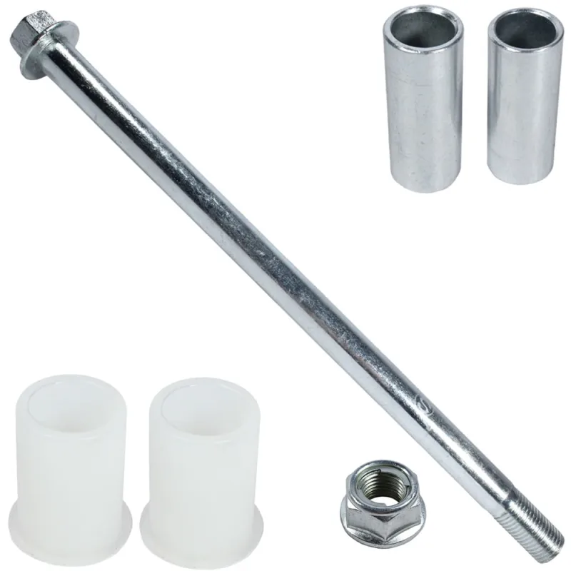Eixo kit quadro elástico balança completo YBR125 Factor 2000 a 2016 com porca e buchas - Não Disponível - Automotivo