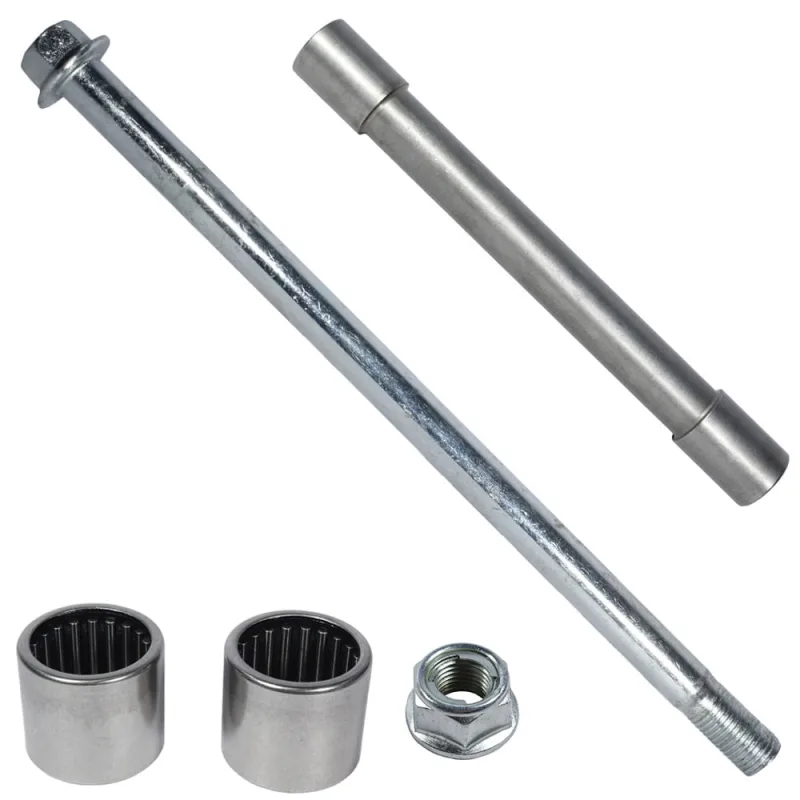 Eixo kit quadro elástico balança completo YS250 Fazer 2006 a 2017 com porca e buchas rolamento - Não Disponível - Automotivo
