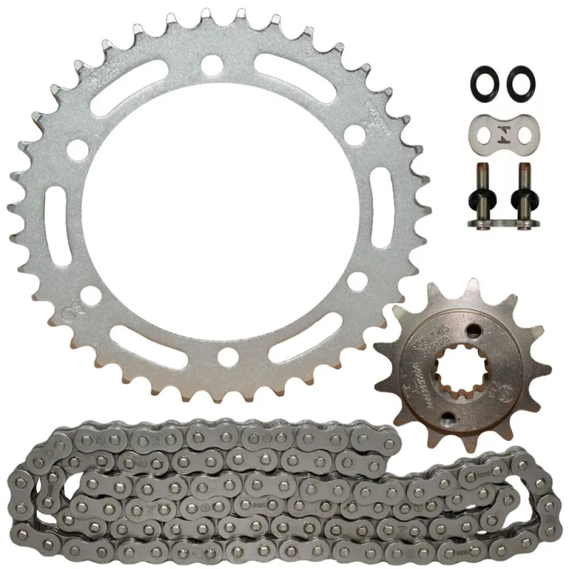 Kit relação transmissão tração XRE300 2010 em diante com retentor - Não Disponível - Automotivo