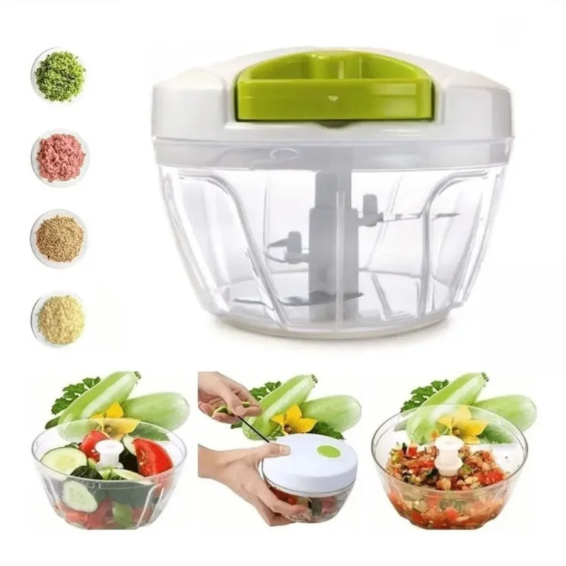 Mini Processador E Triturador De Alimentos Manual Mixer - Não Disponível - Utilidades Domesticas