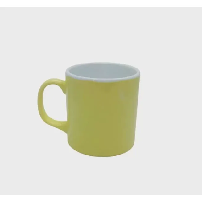Caneca de cerâmica amarela 355ML - Não Disponível - Utilidades Domesticas