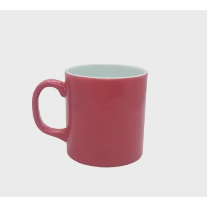Caneca de cerâmica rosa 355ML - Não Disponível - Utilidades Domesticas