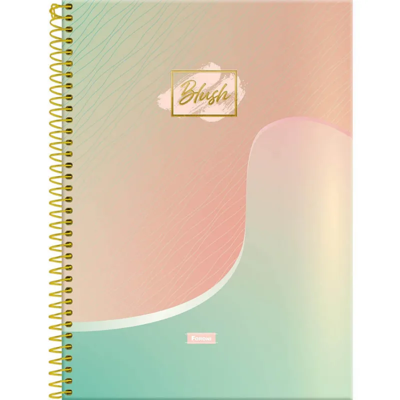 Caderno Foroni Universitário Blush 10X1 160 Folhas