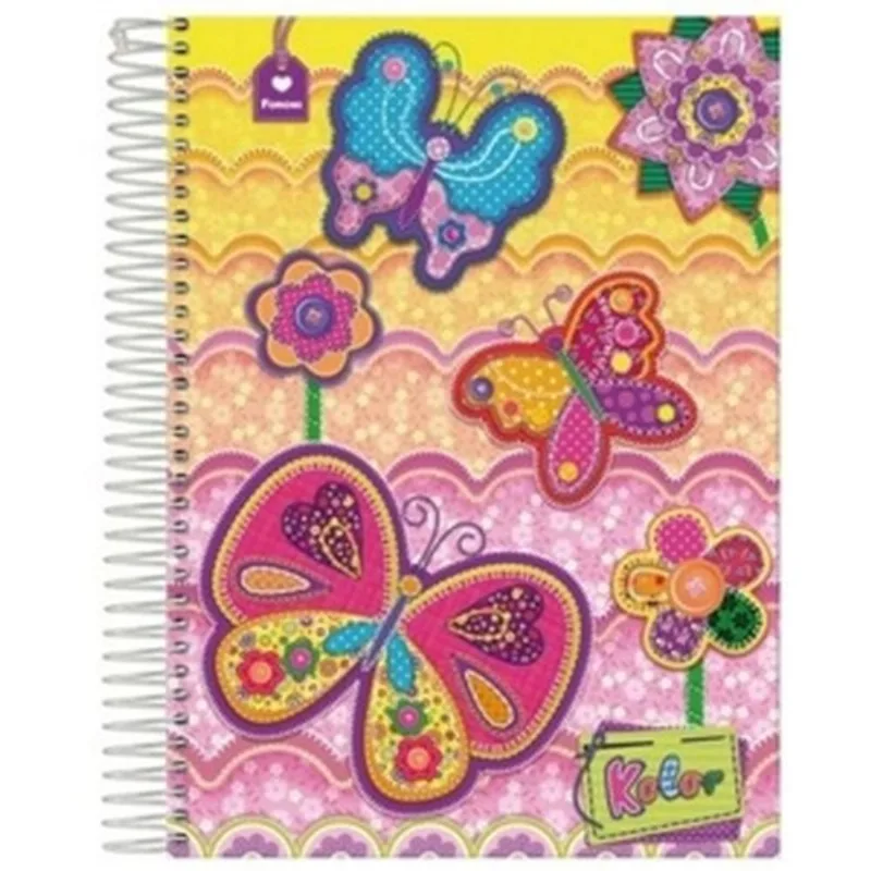CADERNO FORONI KOLOR 10X1 80FLS 316771