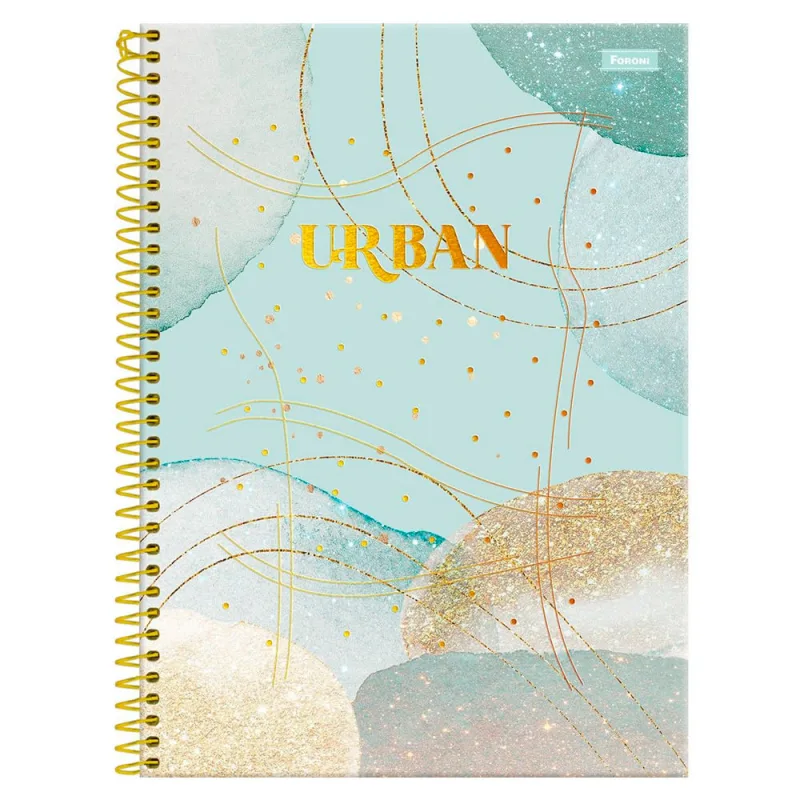 Caderno Foroni Colleg Urban 1X1 80 Folhas - Foroni - Utilidades E Casa