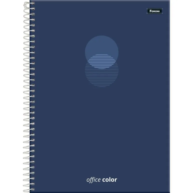 Caderno 01X1 Capa Dura Office Color  80F - FORONI - Papelaria