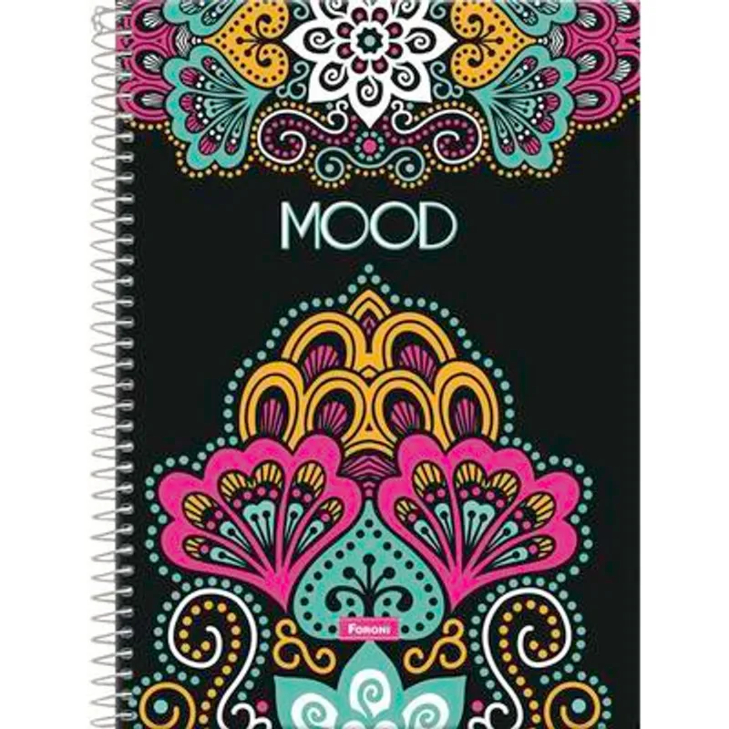 Caderno Mood Foroni 80 Folhas un