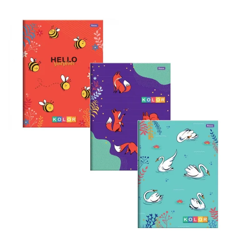 Caderno Foroni Brochurão Kolor 80 Folhas