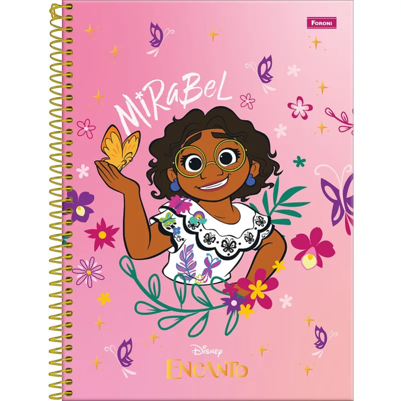 CADERNO UNIVERSITARIO ENCANTO C/ 80 FOLHAS - SORTIDO - FORONI - Material-escolar