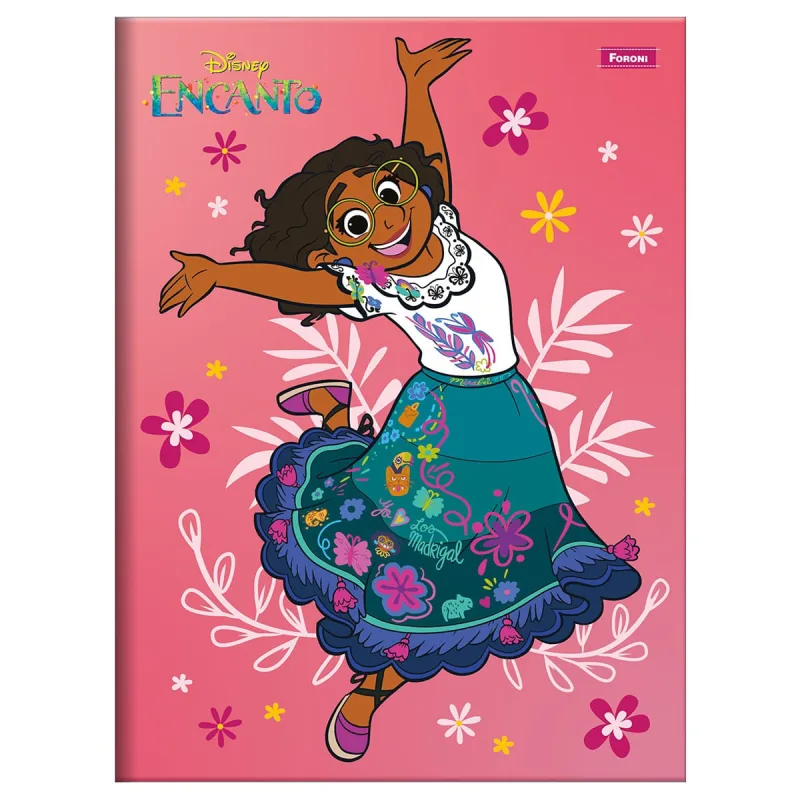 CADERNO DE BROCHURA ENCANTO C/ 80 FOLHAS - SORTIDO - FORONI - Material-escolar