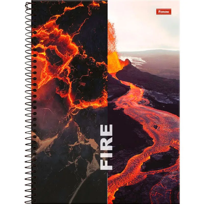 Caderno 4 Elementos Foroni 160 folhas un