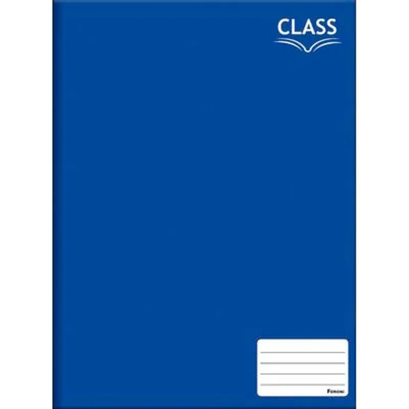 Caderno Brochura Foroni Azul 80 folhas un