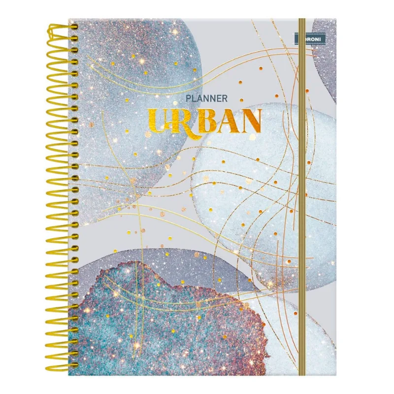 Agenda Foroni Espiral Planner Urban 80 Folhas