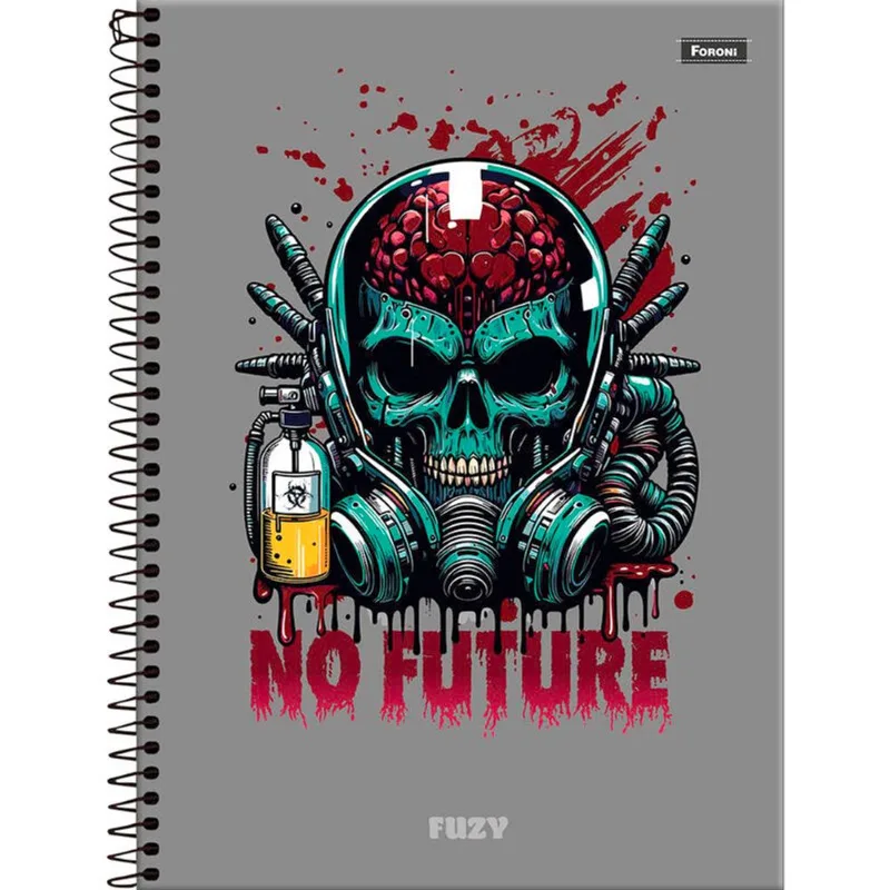 Caderno Fuzy Foroni 160 folhas un