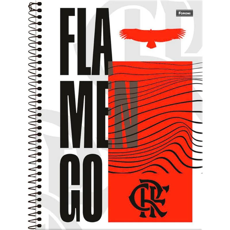 Caderno Foroni Flamengo 160 folhas un
