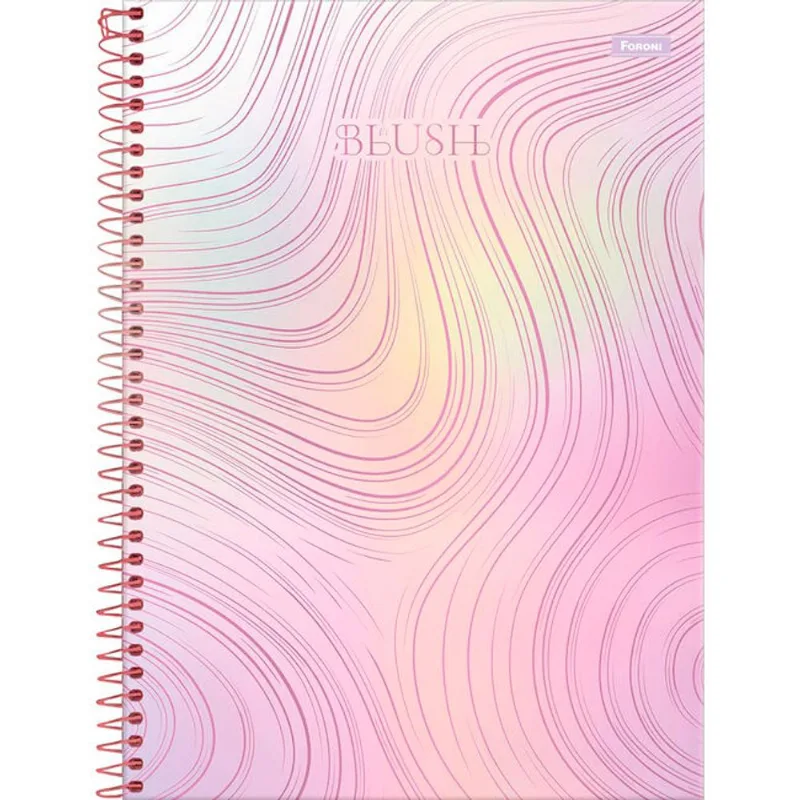 Caderno College Blush Foroni 160 folhas un