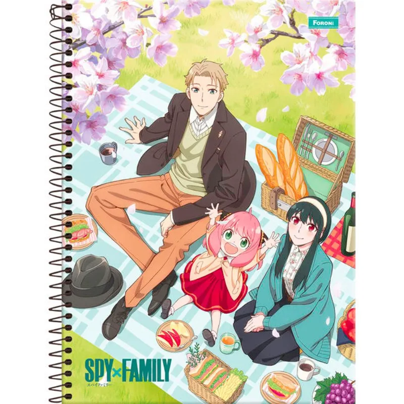 Caderno Spy x Family Foroni 80 folhas un