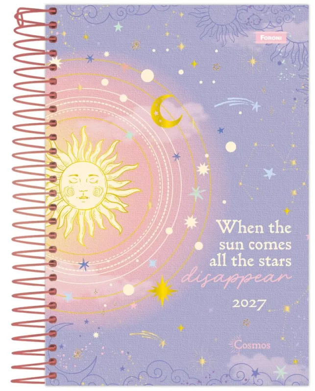 Agenda 2027 Diária Cosmos - LC - Papelaria