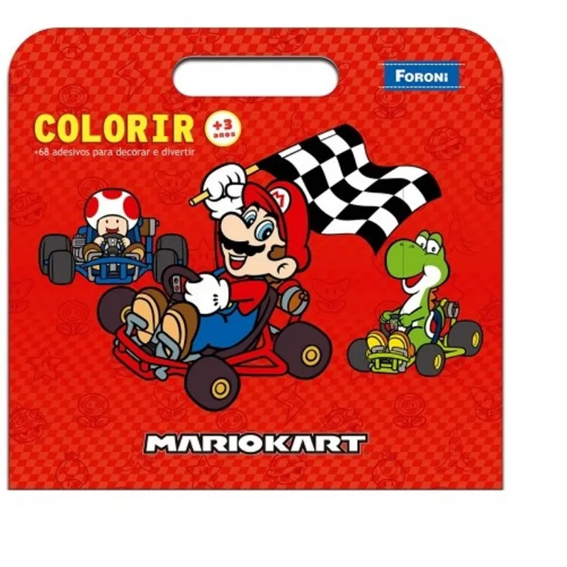 Maleta Folhas Para Colorir Super Mario 8 Folhas