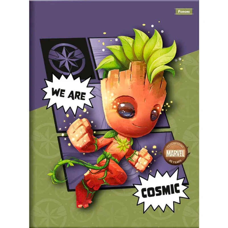 Caderno Costurado Groot Foroni 80 folhas un