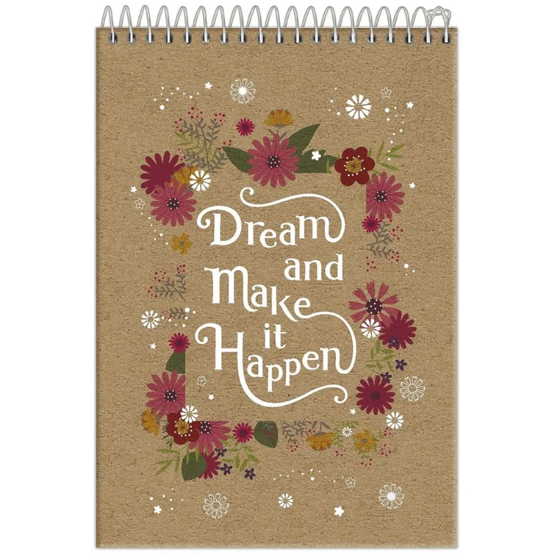 Caderno Linguagem 80 Folhas Kraft Art