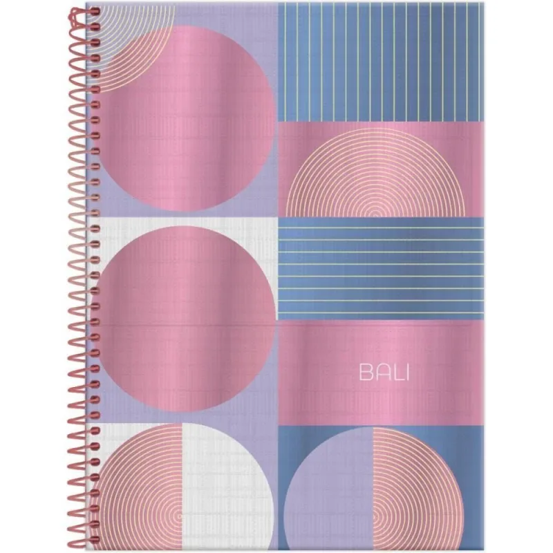 Caderno 10x1 Capa Dura Foroni Bali 160 Folhas - FORONI - Papelaria