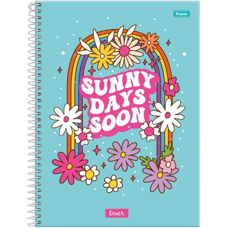 Caderno 01X1 Capa Dura EVER 80F PCT.C/04 - FORONI - Papelaria