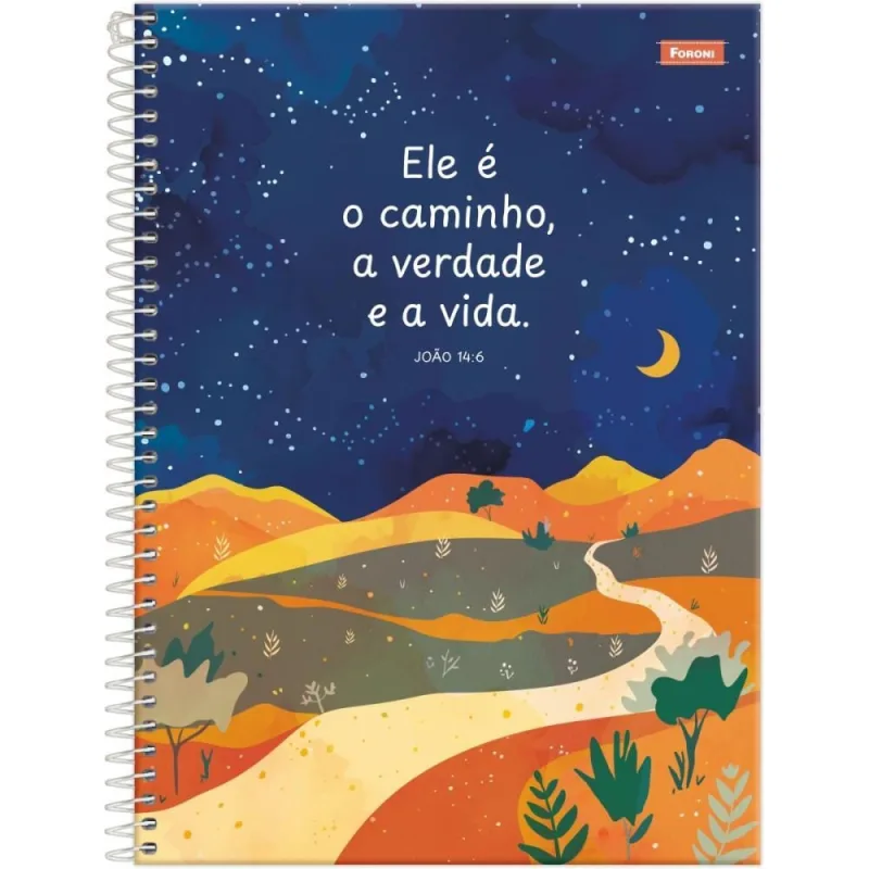 Caderno 01X1 Capa Dura Grace 80F PCT.C/04 - FORONI - Papelaria