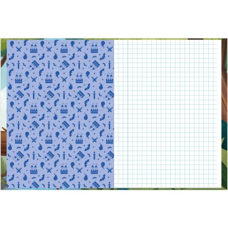 Caderno Quadriculado Univers. Aventurinos Aritmetica Costura PCT.C/10 - FORONI - Papelaria