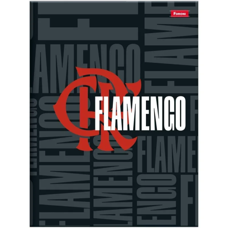 Caderno Brochura 1/4 Capa Dura Flamengo 80FLS PCT.C/05 - FORONI - Papelaria