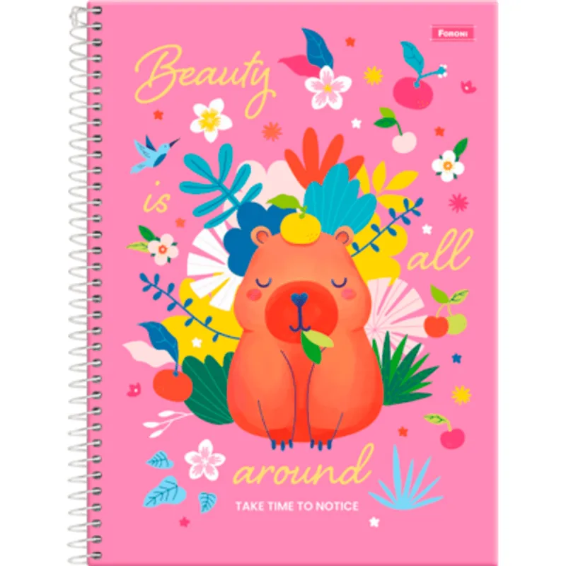 Caderno Amuzzi Foroni 80 folhas un