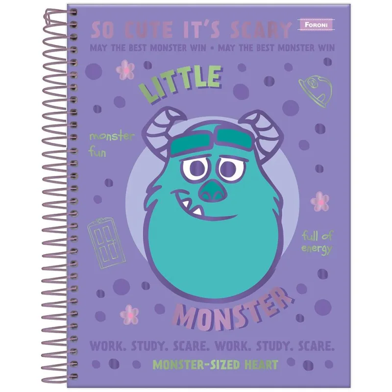 Caderno Papel Carta 80 Folhas Sulley - LC - Papelaria