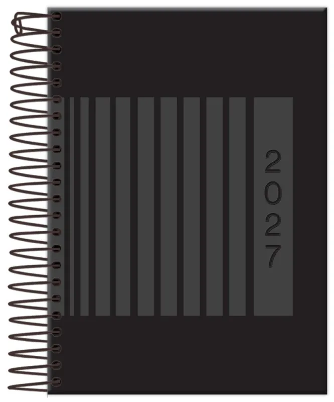 Agenda 2027 Diária Executiva Modena Preta - LC - Papelaria