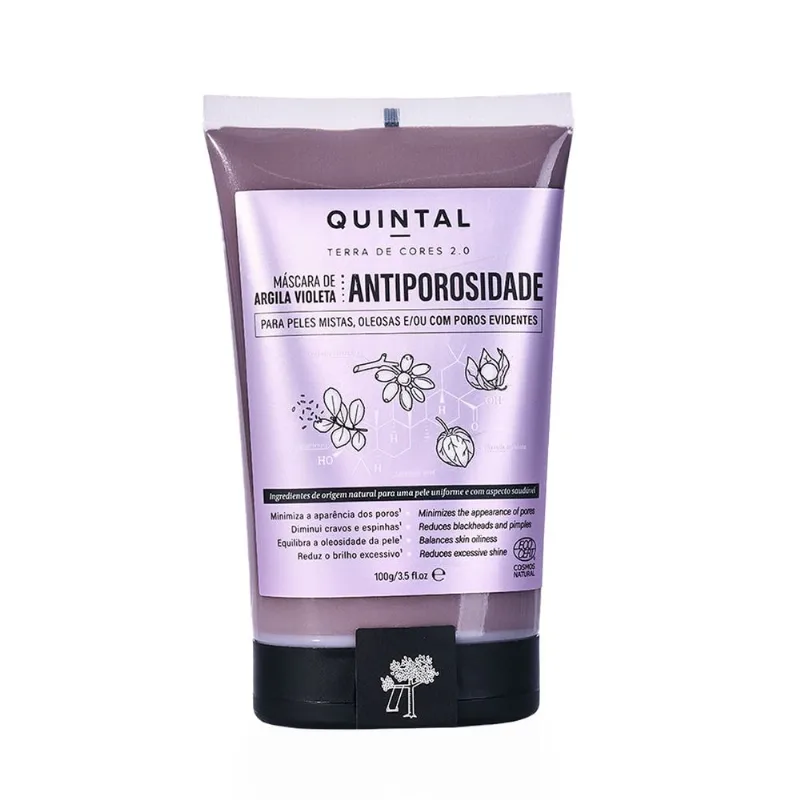 Máscara de Argila Violeta Antiporosidade 100g