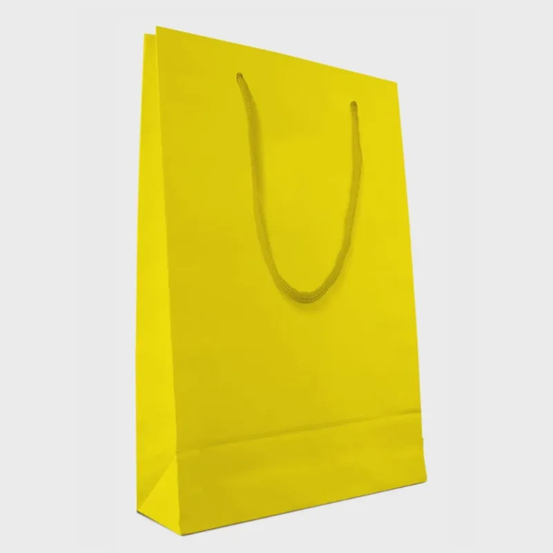 Sacola Neon Amarelo C/10 Temafestas