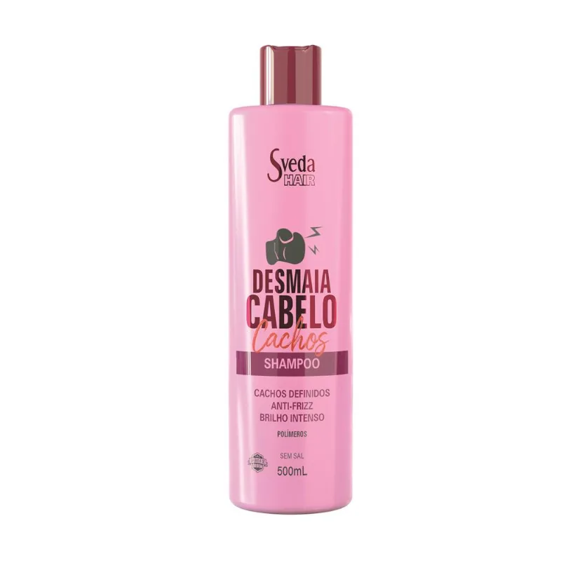 Shampoo Sveda Desmaia Cabelo Cachos 500ml