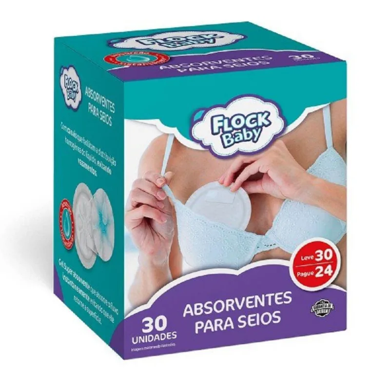Absorvente Seios Flockbaby 30 unidades