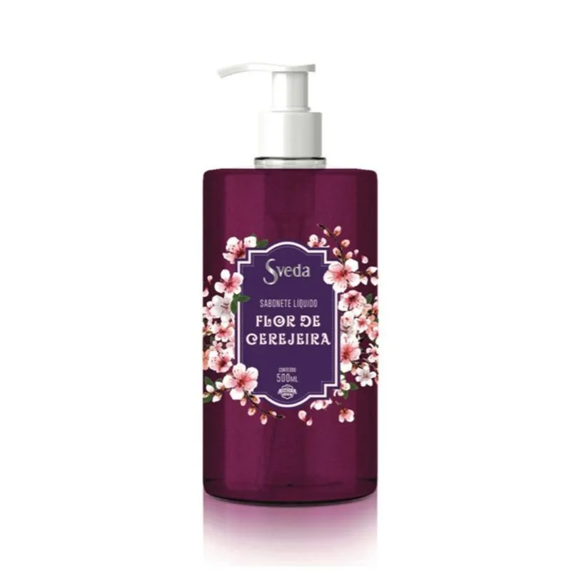 Sabonete Liquido Sveda Flor de Cerejeira 500ml