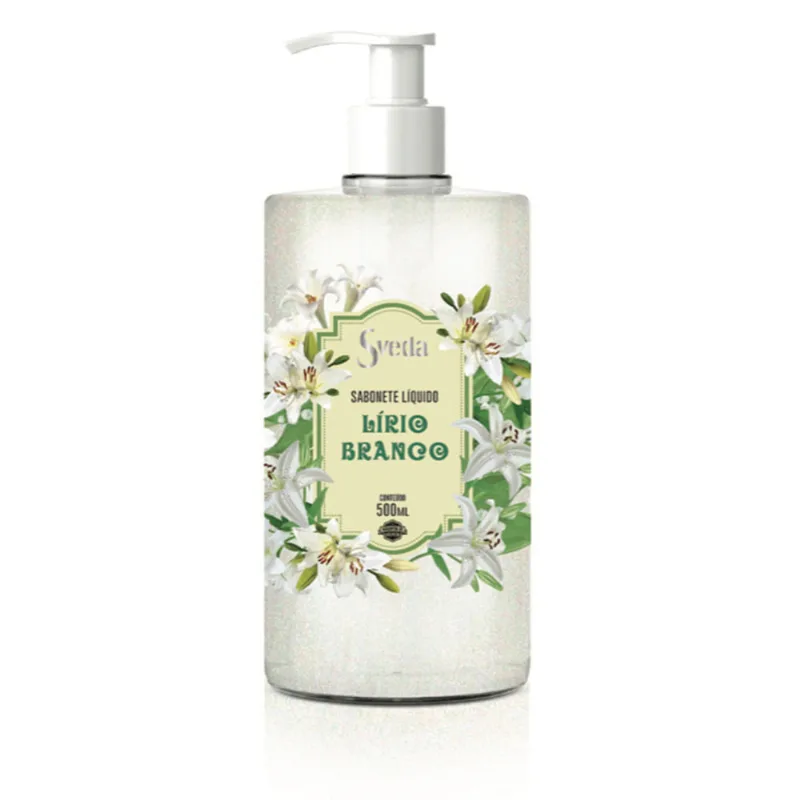 Sabonete Líquido Sveda Lirio Branco 500ml