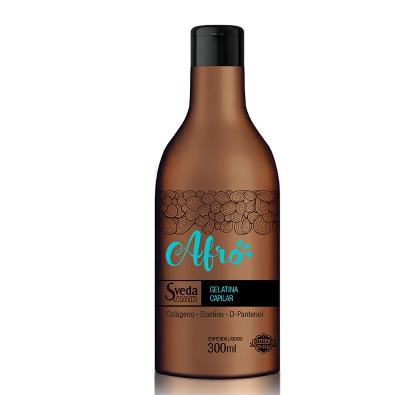 Gelatina Capilar Afro Sveda Hair Cachos Definidos 300ml