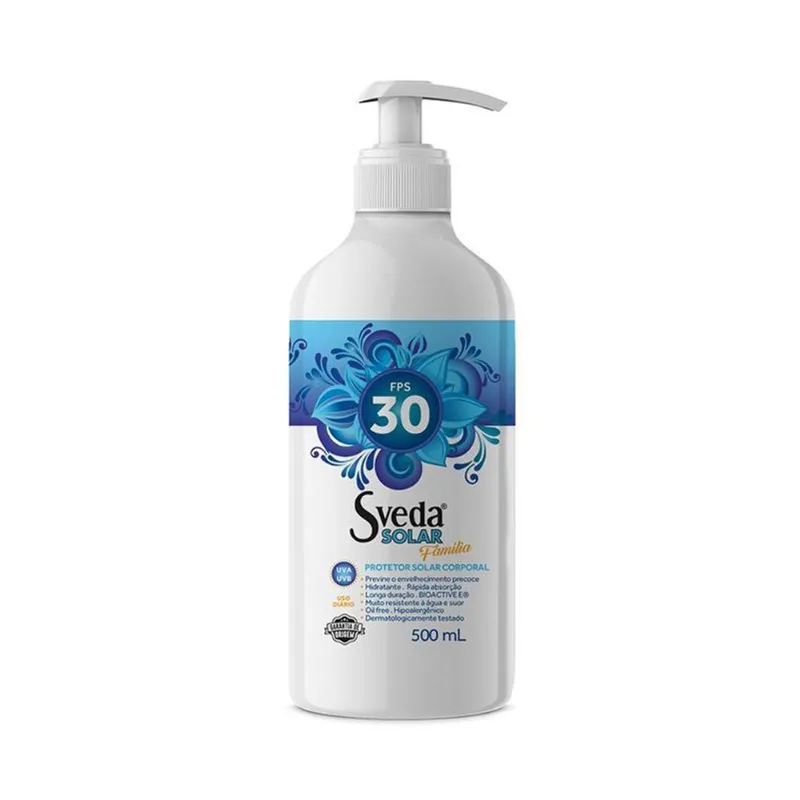 Protetor Solar Sveda Família FPS30 500ml