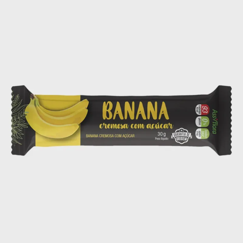 Barra Cereal Assiflora Banana Cremosa 30g - Não Disponível - Alimentos E Bebidas